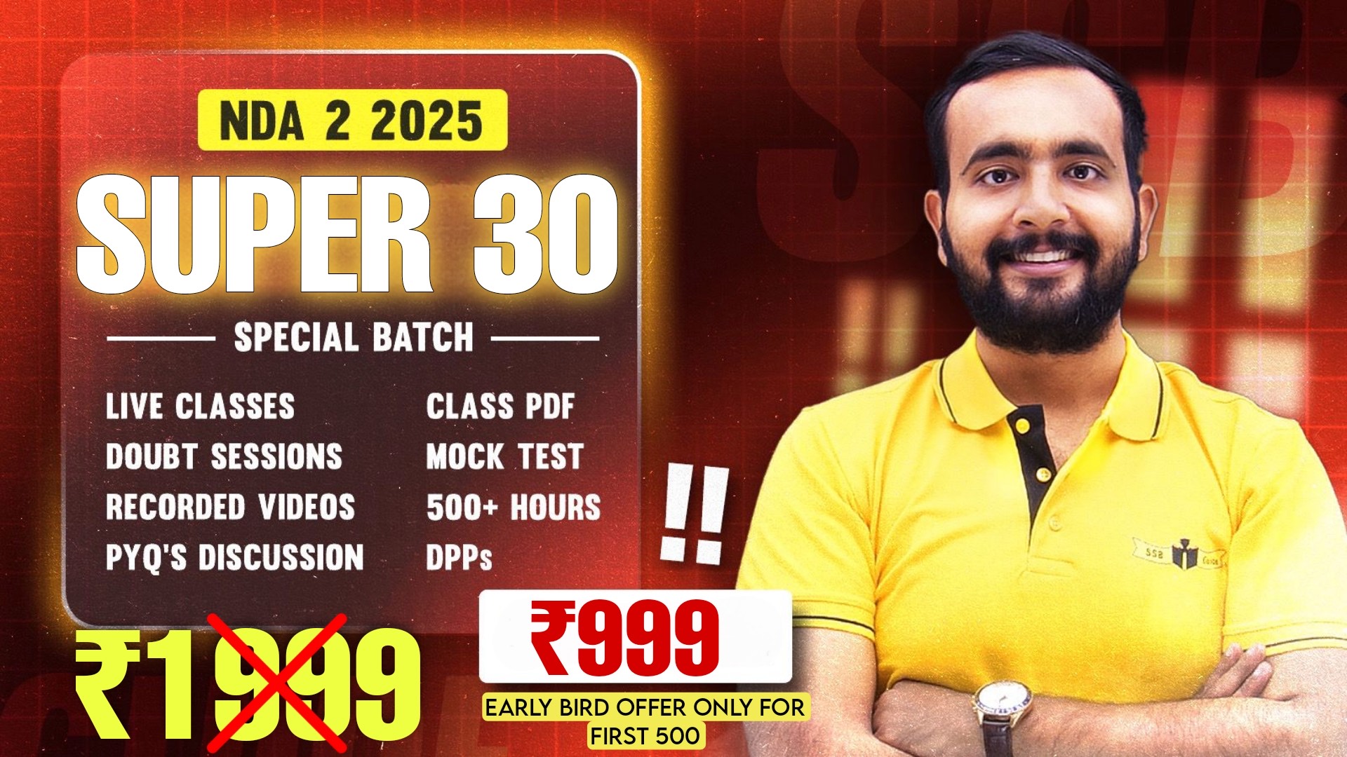 Super 30 Special Batch - NDA 2 2025