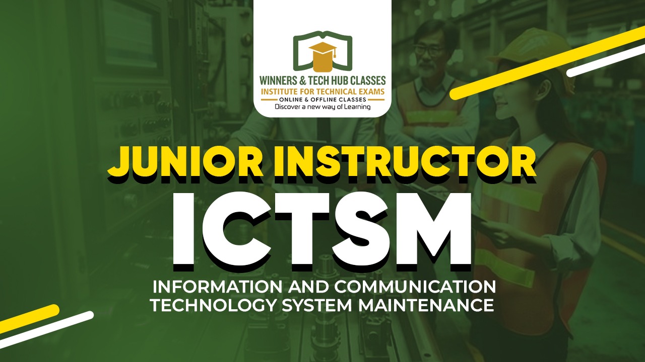 JUNIOR INSTRUCTOR - ICTSM