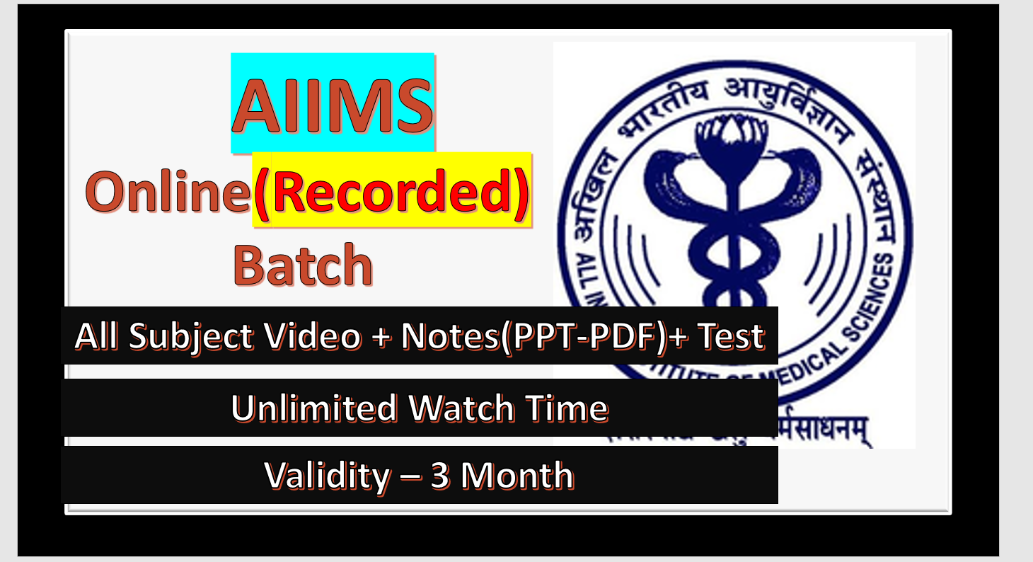 AIIMS Pharmacist Recorded Batch 2025( Marathi)