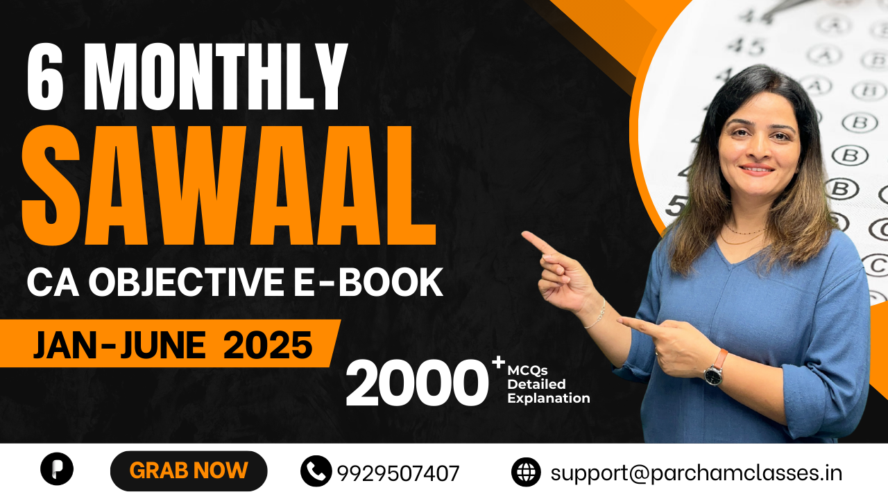 6 Monthly Sawaal CA Objective eBook – January to June Edition