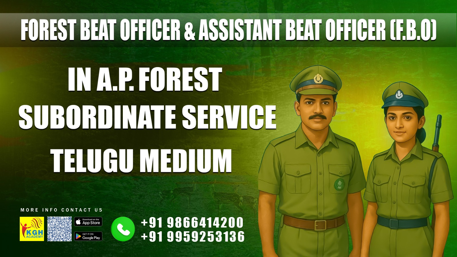 A.P FOREST BEAT OFFICER AND ASSISTANT BEAT OFFICER TELUGU MEDIUM