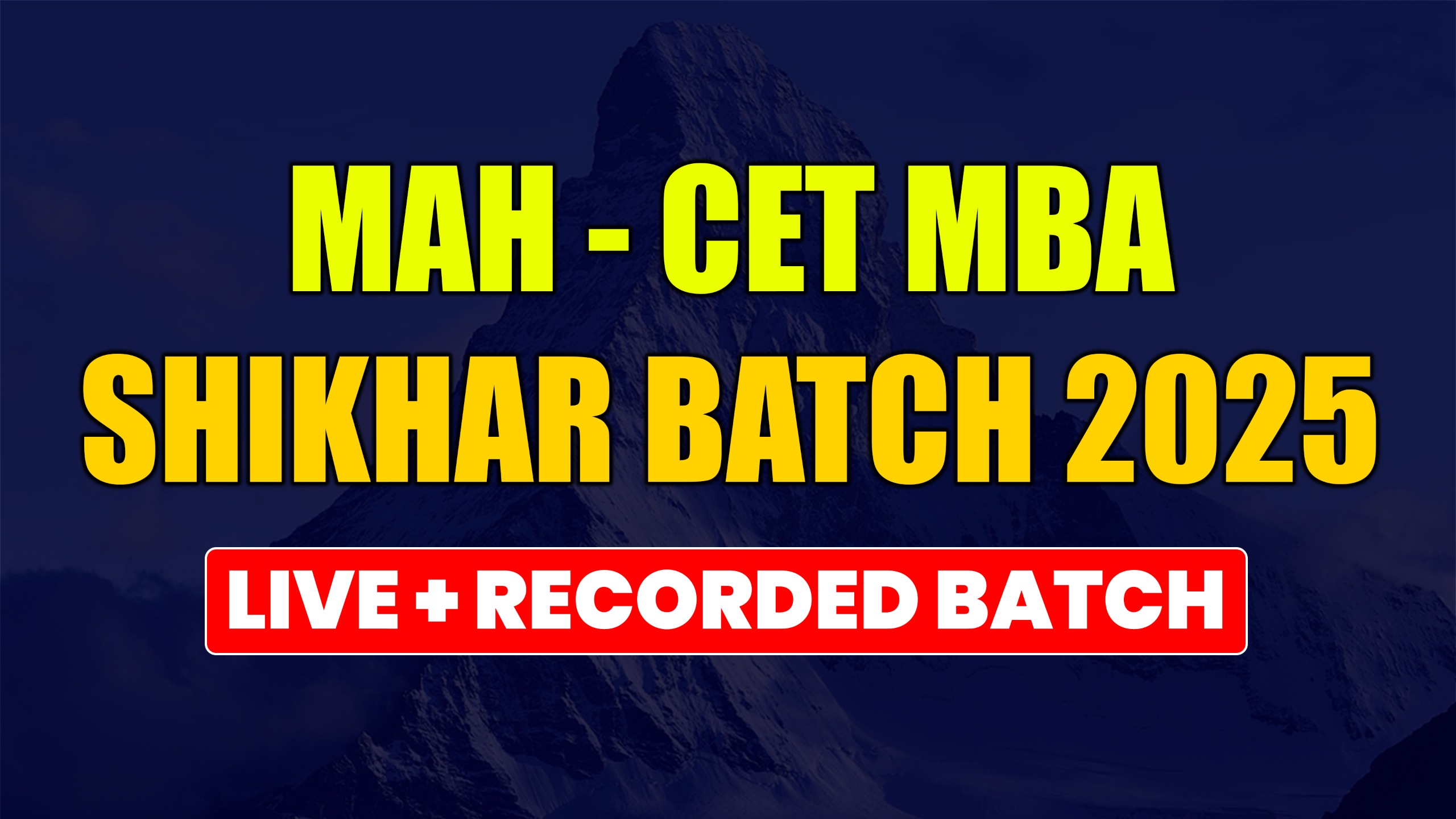 МАН-СЕТ MBA SHIKHAR BATCH 2025