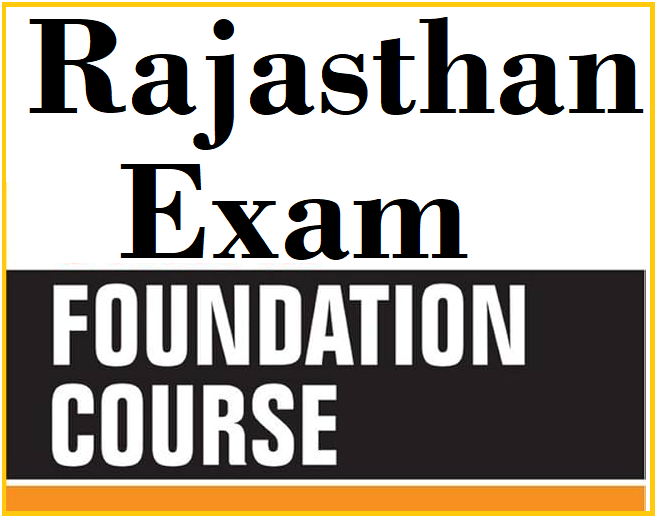Raj. Exam Foundation (1 Year)