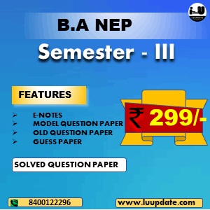 BA NEP SEM III