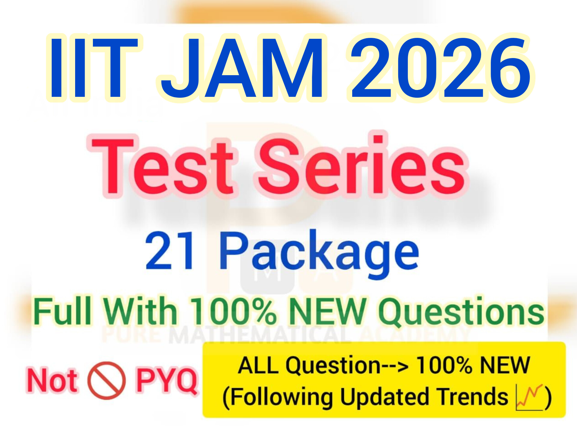 IIT JAM 2026 (Test Series 21 Package)