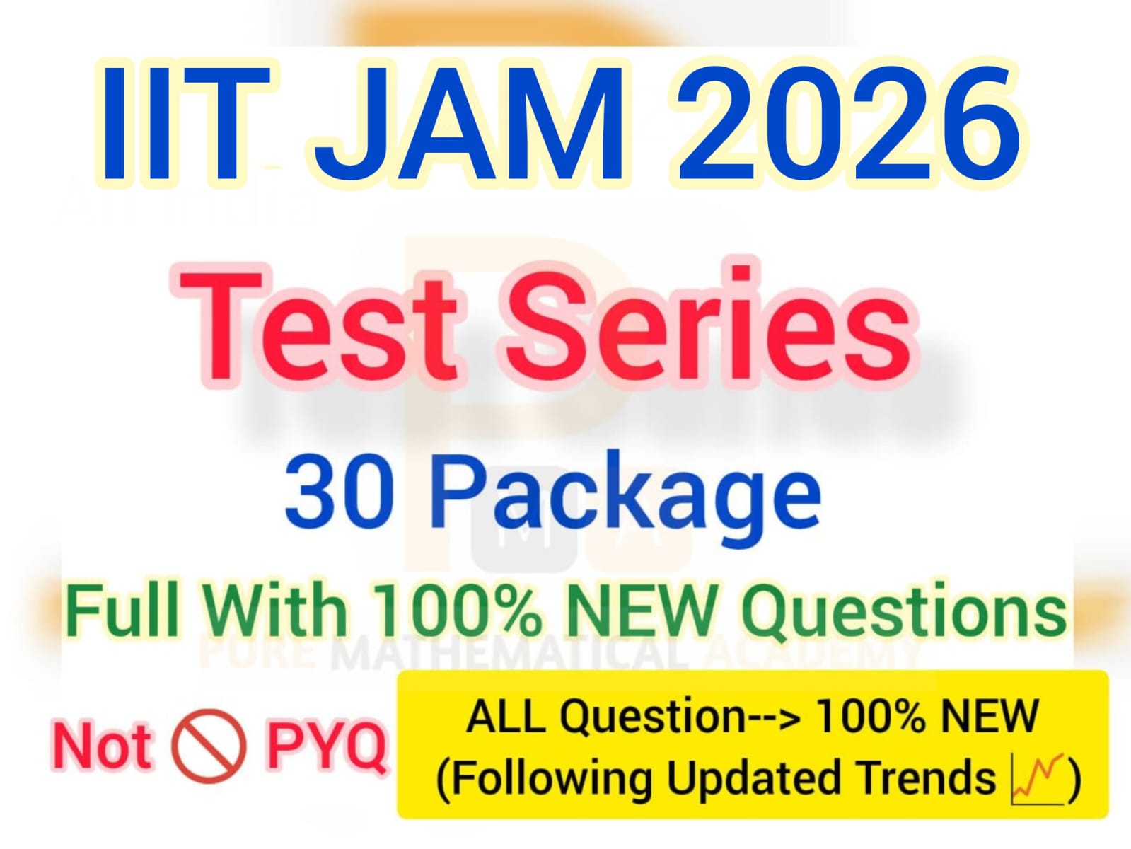 IIT JAM 2026 (Test  Series 30 Package)