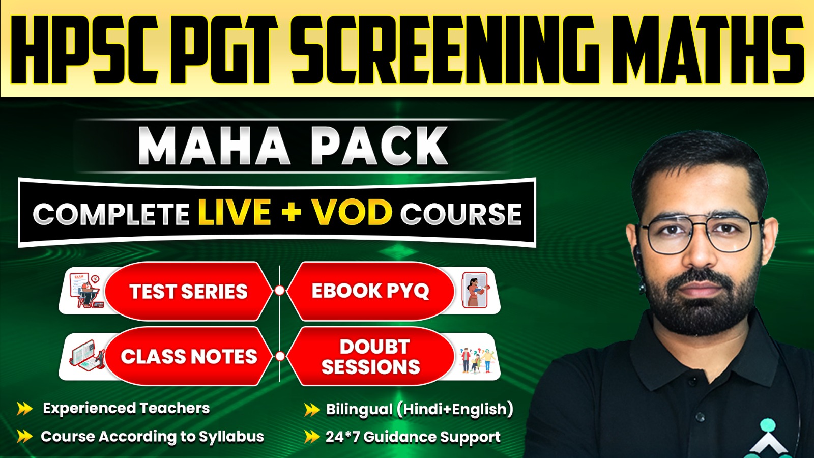 PGT SCREENING MATHS (MAHAPACK)