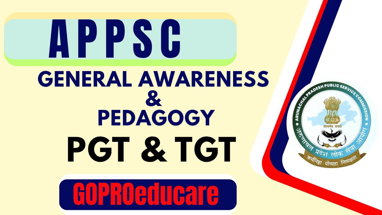 Pedagogy & General Awareness PGT/TGT