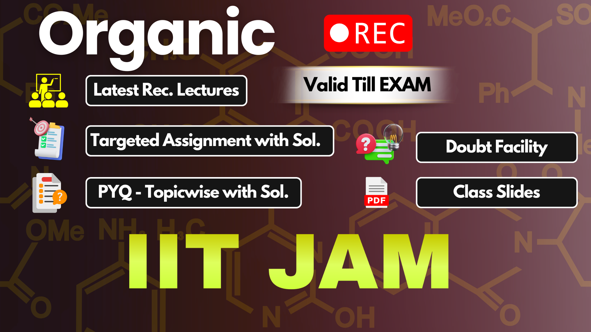 IIT JAM Organic Chemistry