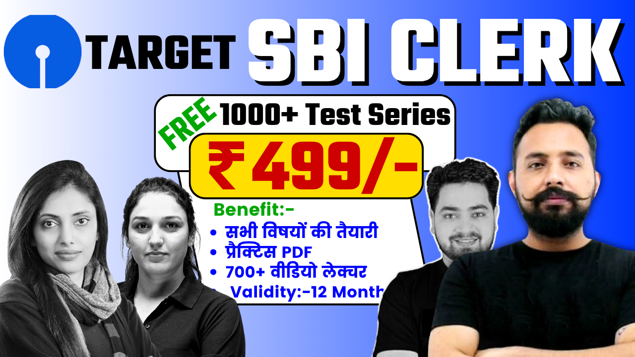 TARGET SBI CLERK 2025-26 Full Course