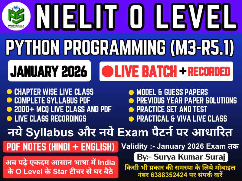 Python Programming (M3-R5.1) Jan 2026