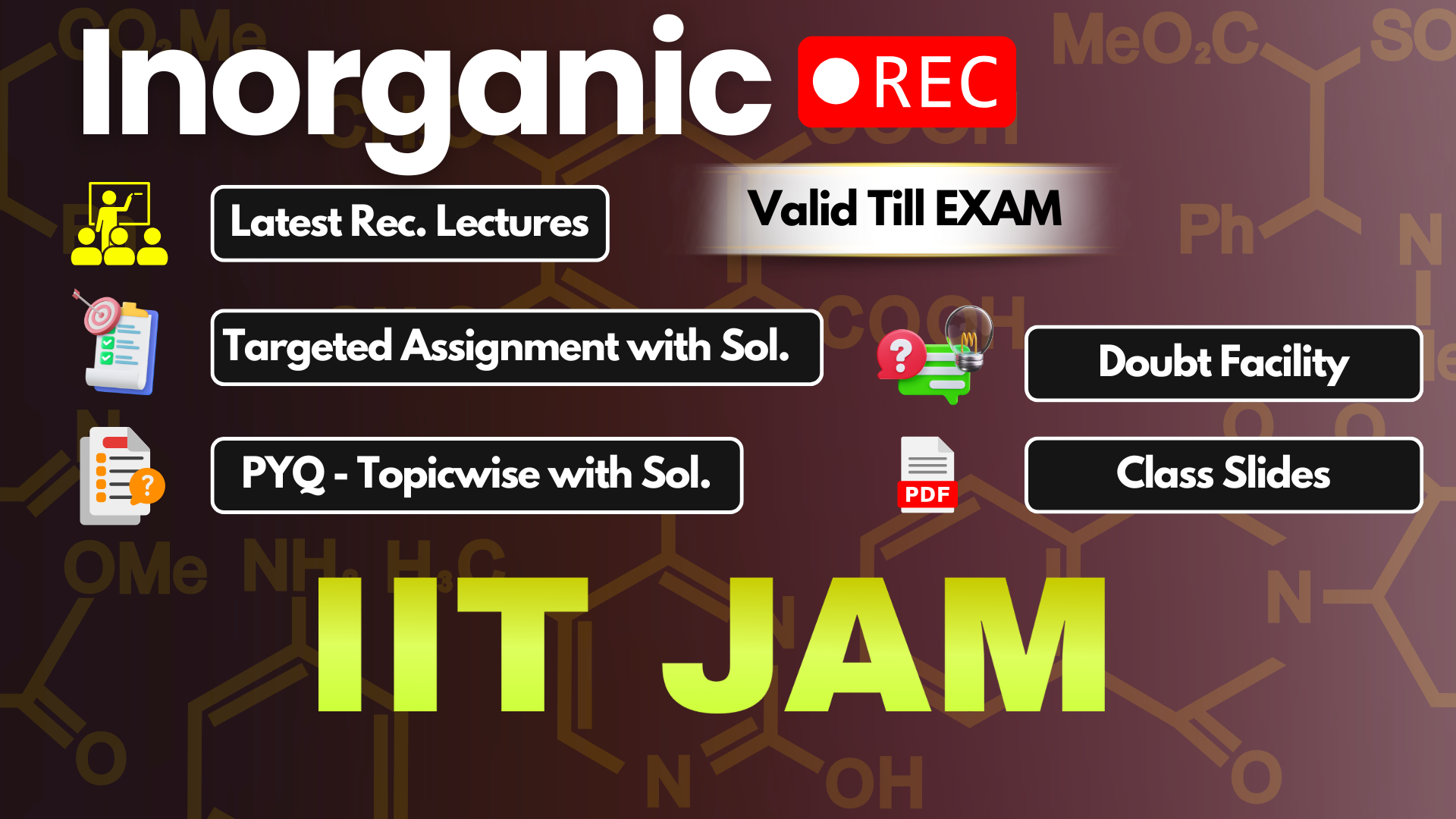 IIT JAM Inorganic Chemistry