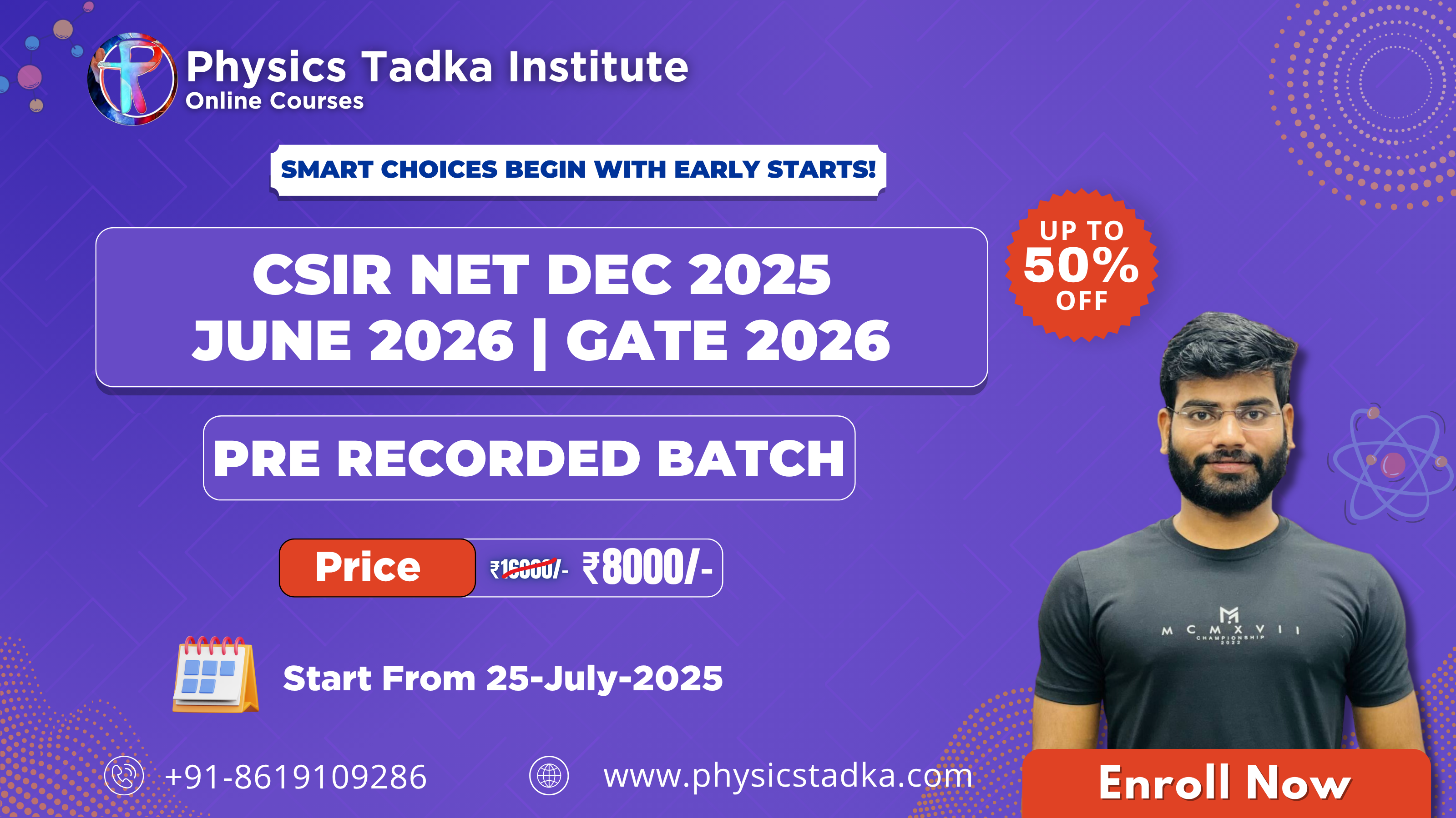 CSIR NET DEC 2025 | JUNE 2026 | GATE 2026(Pre recorded batch)
