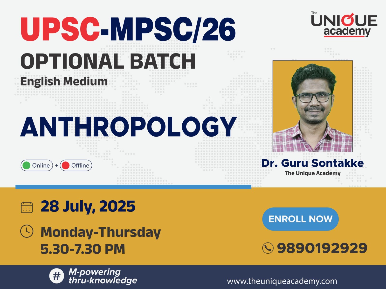 28th JULY 2025 ANTHROPOLOGY (ENGLISH) ONLINE