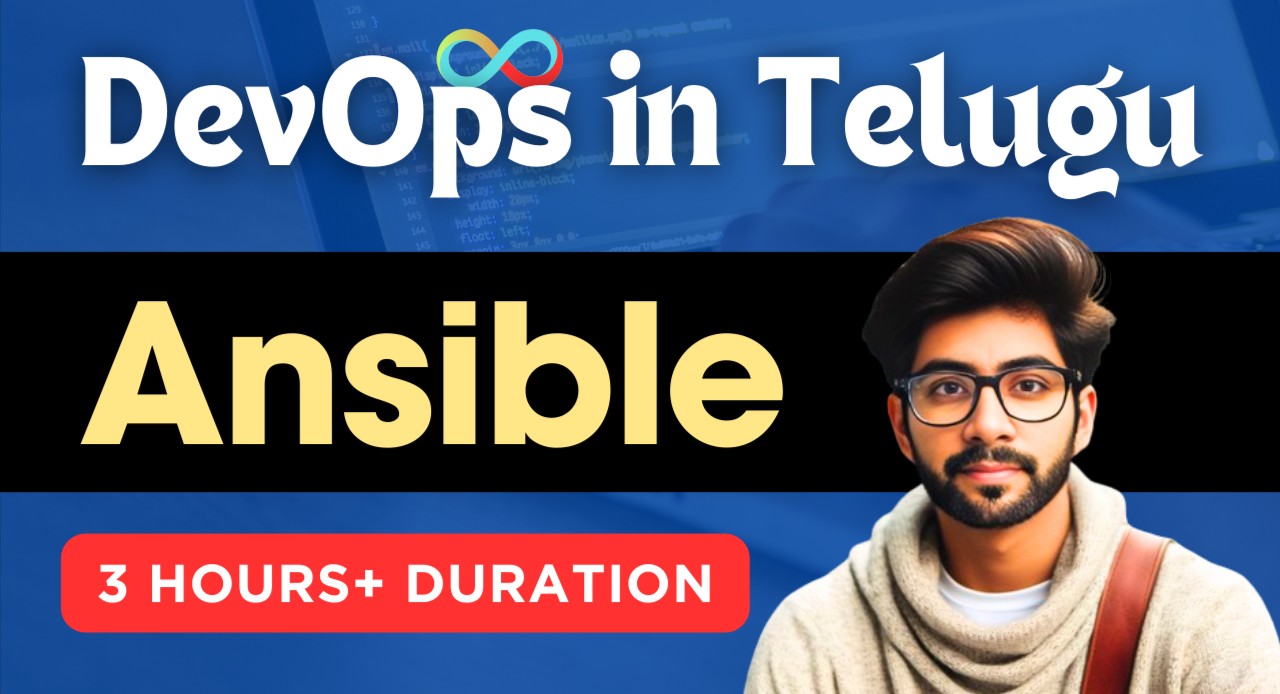 Ansible Course in Telugu | 3 Hours+ Duration | Vamsi Bhavani Courses