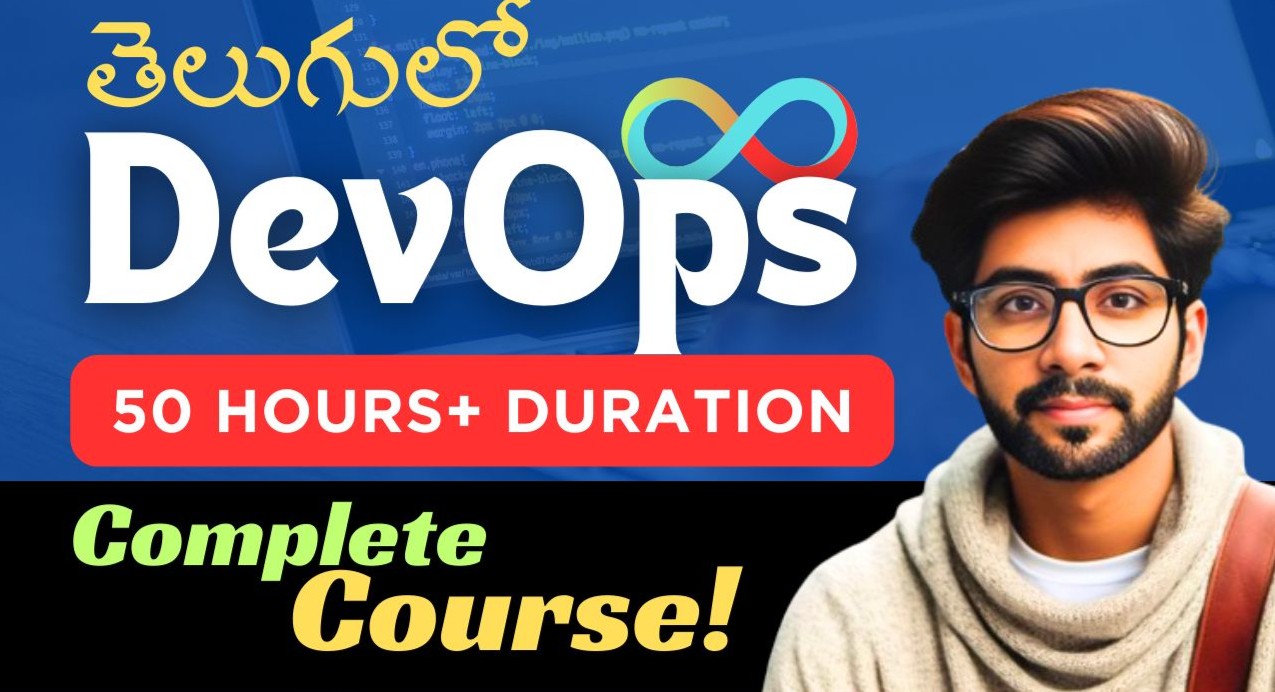 DevOps Complete Course in Telugu | 50 Hours+ Duration | Vamsi Bhavani Courses