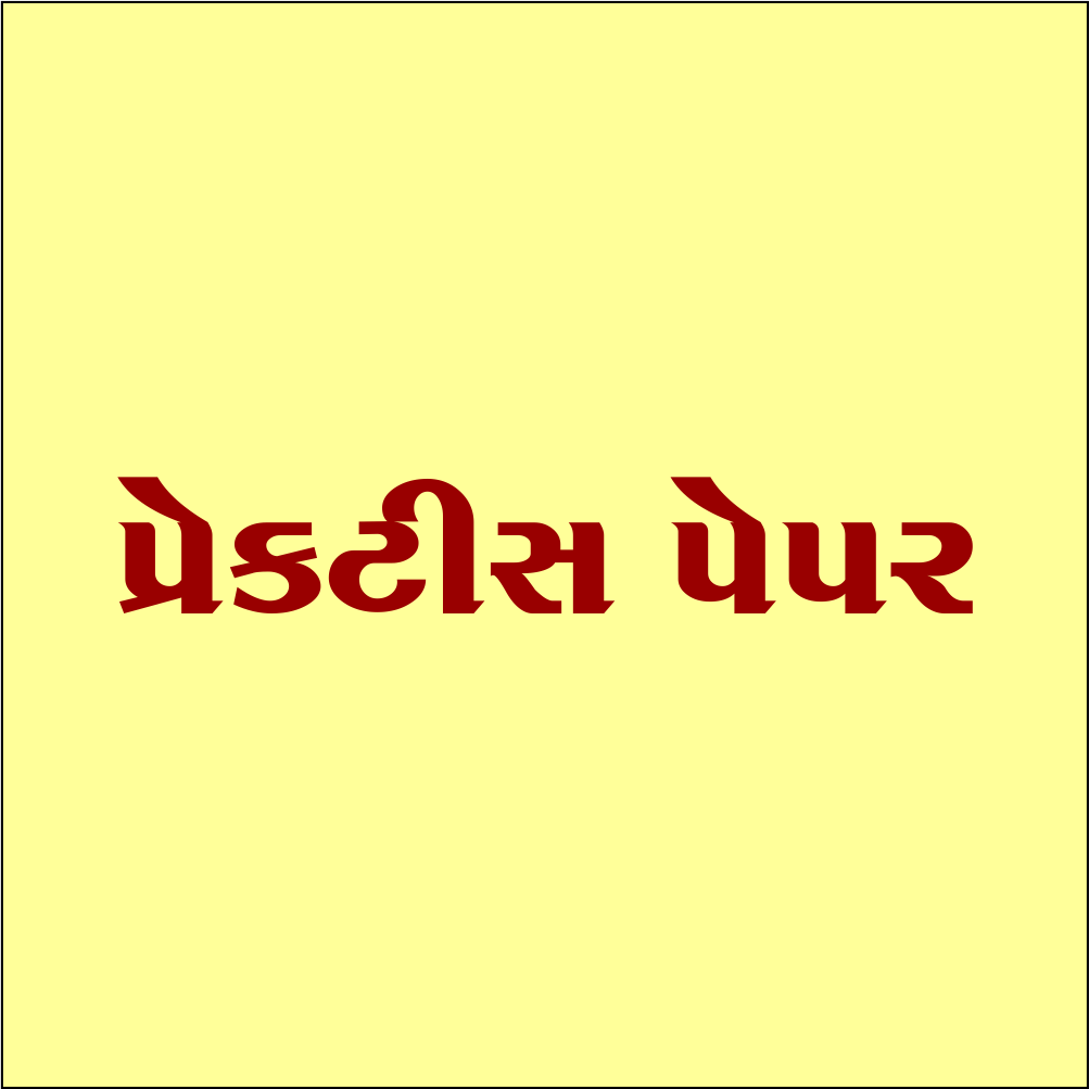 પ્રેકટીસ પેપર