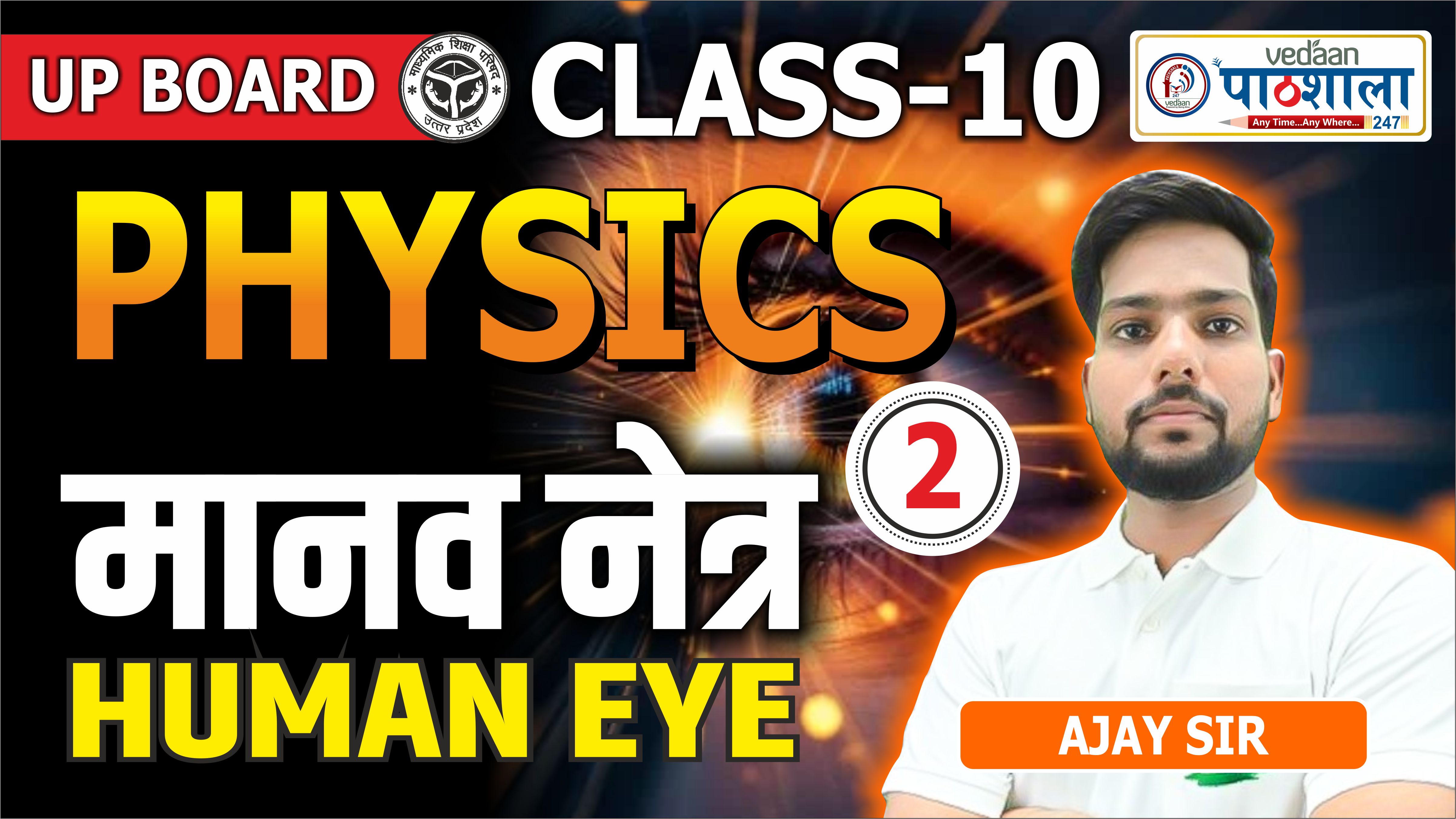 LEC - 02 CHAPTER 02 - HUMAN EYES & COLORFUL WORLD 10TH UDAAN 3.0 BATCH