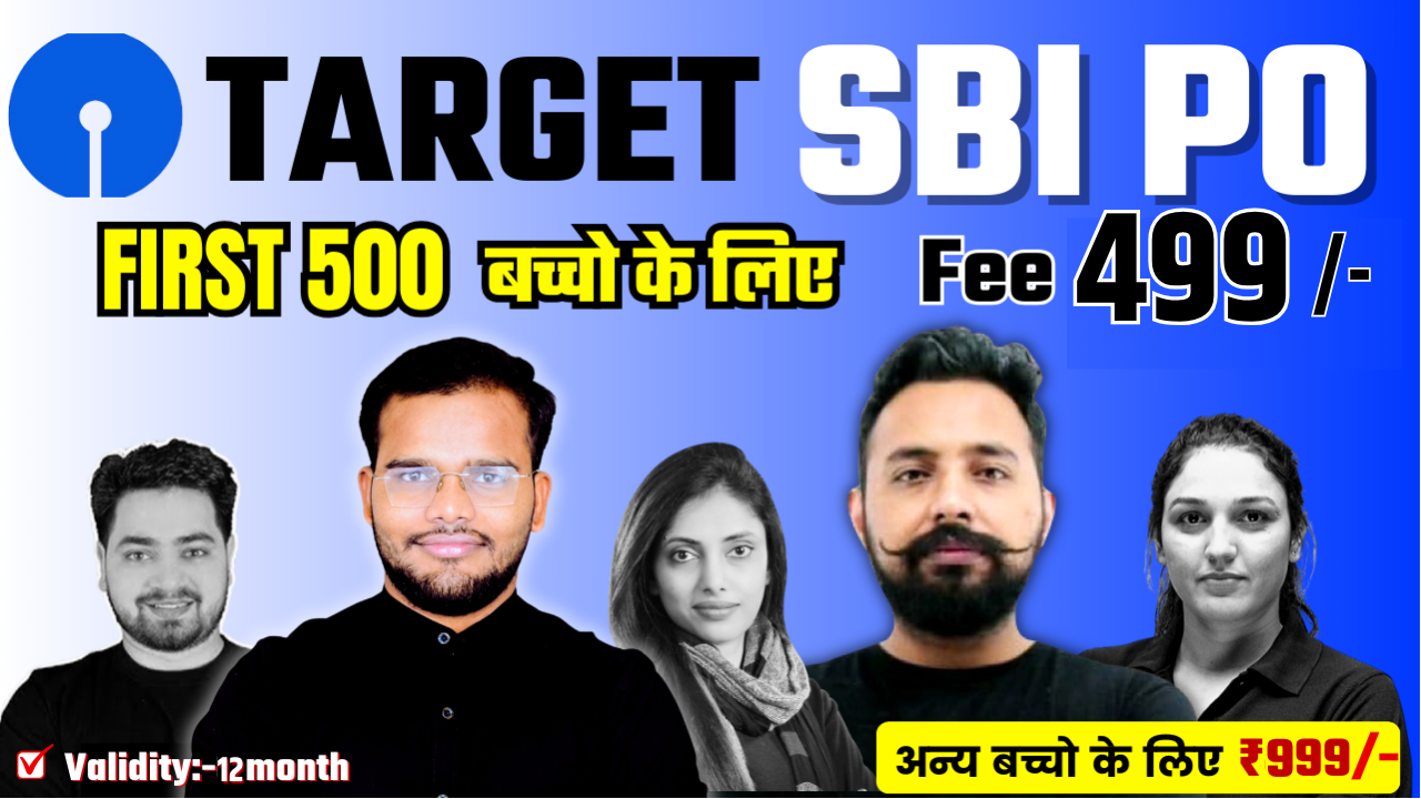 TARGET SBI PO 2025-26 
