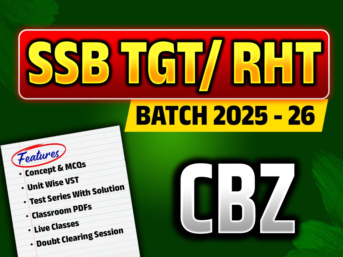 SSB TGT CBZ - 2D