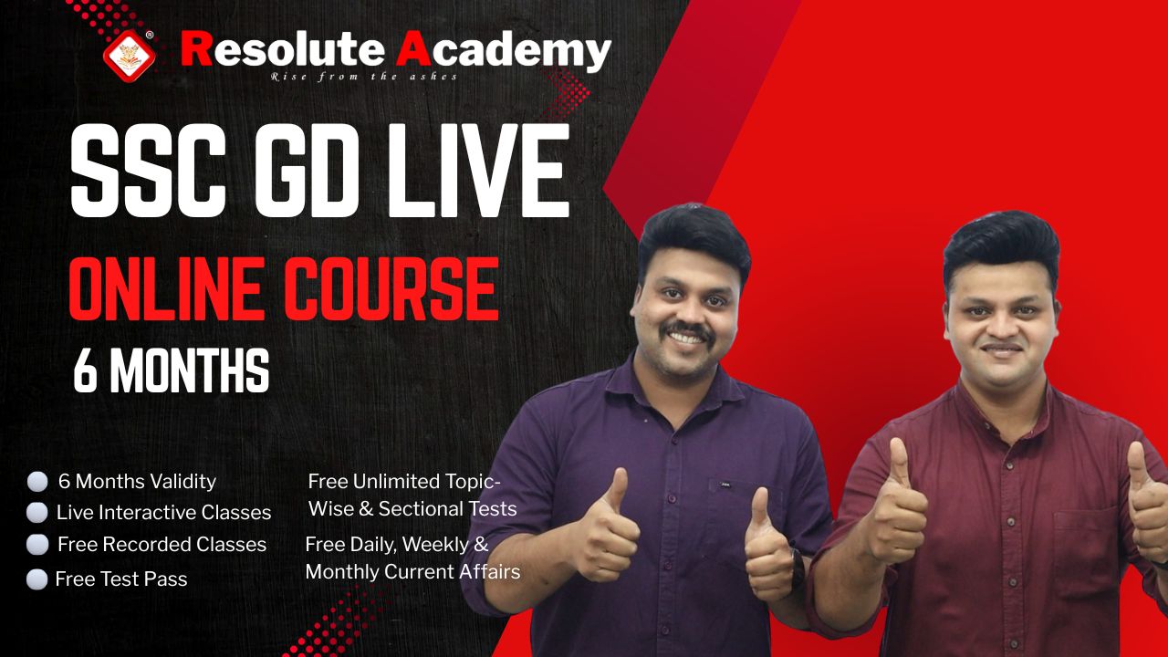 TOP-GUN SSC GD LIVE ONLINE COURSE (6 MONTHS VALIDITY)