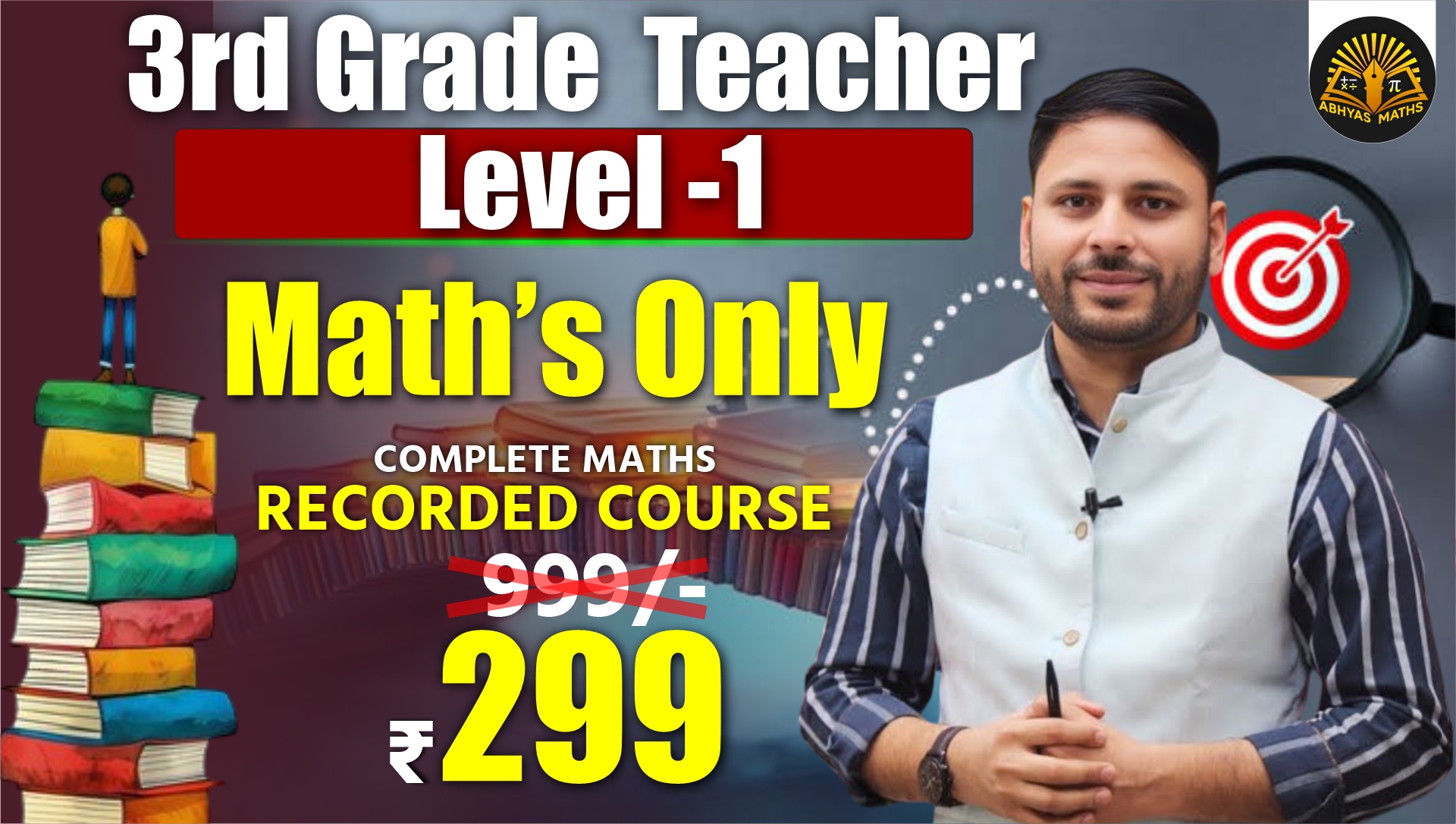 3rd Grade  Teacher Level -1 Math's (Only)