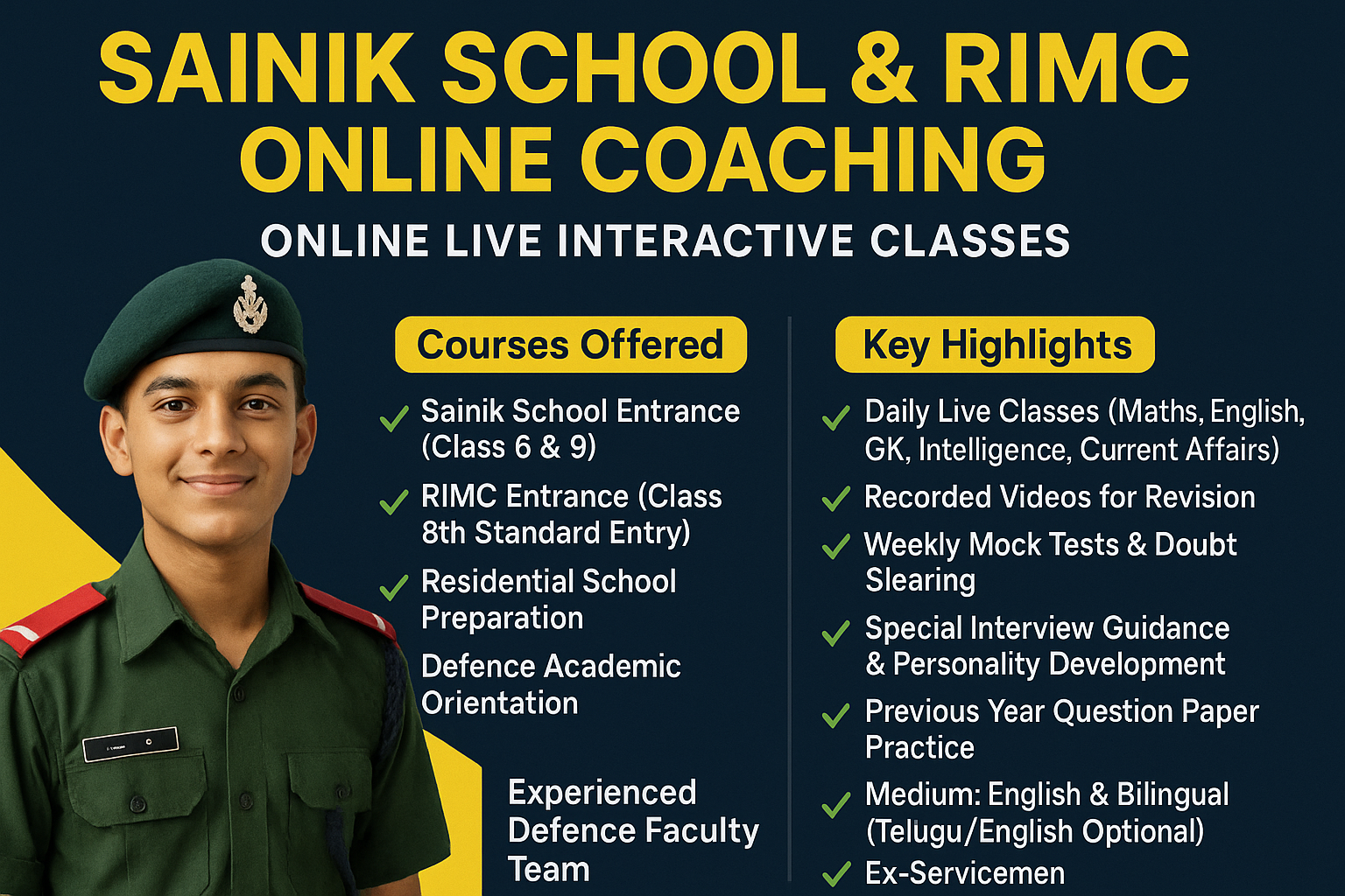 SAINIK ,JNV & RMS 2025-2026 (9TH ENTRANCE)