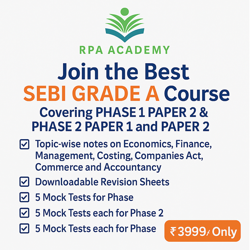 SEBI GRADE A