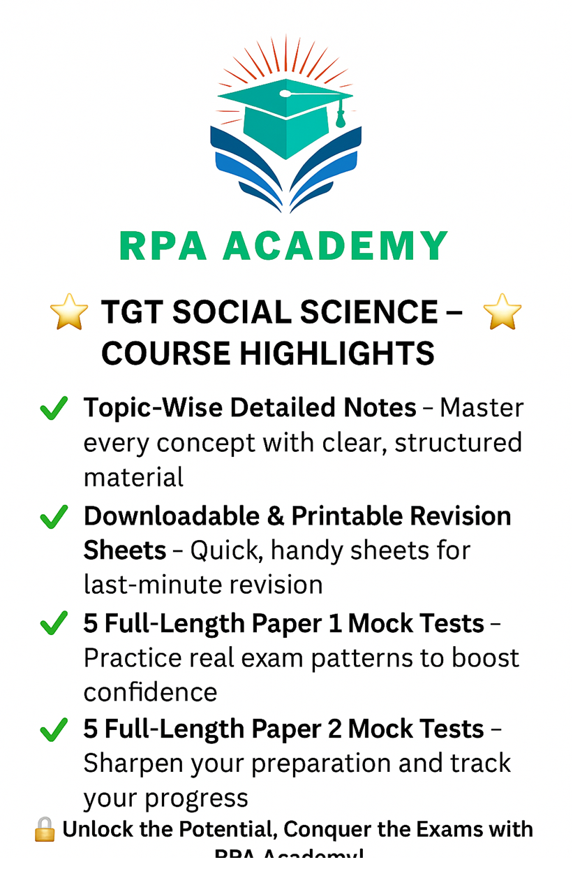 TGT SOCIAL SCIENCE