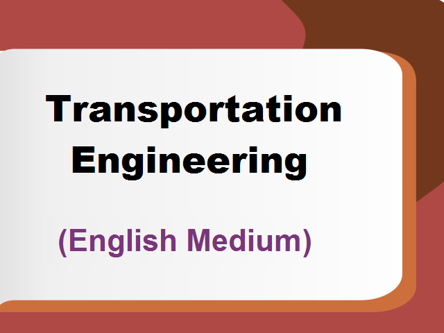 Transportation Engineering-English