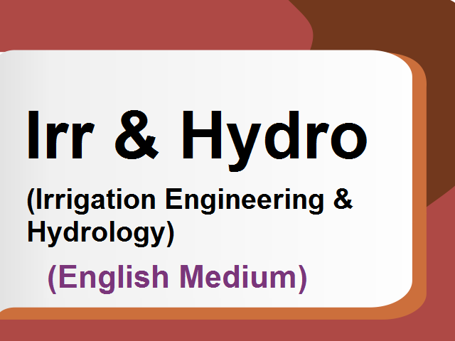 Irrigation Engineering & Hydrology-English