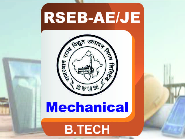 RSEB-AE/JE (B.Tech) Mechanical Engg.