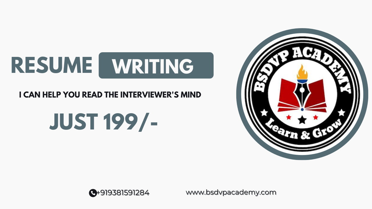 Resume Writing
