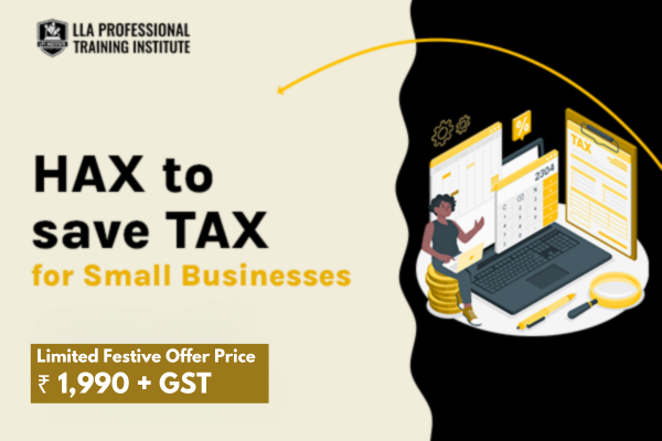 HAX TO SAVE TAX FOR SMALL BUSINESSES