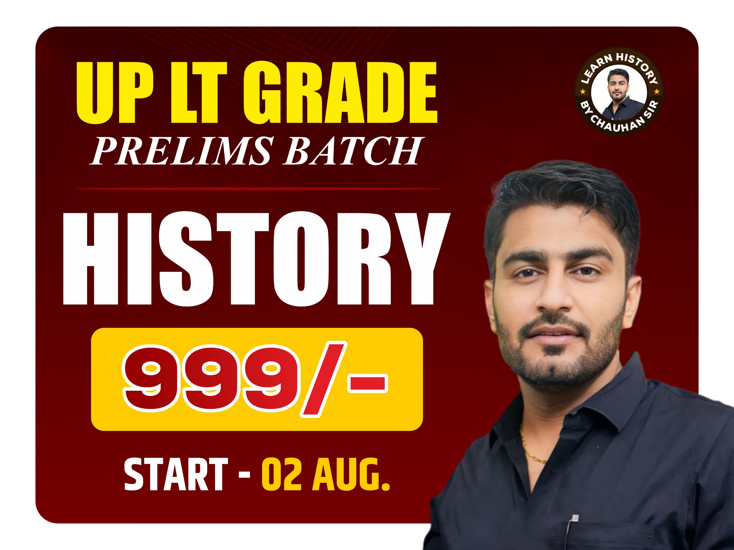 UP LT GRADE Only History Prelims Batch 