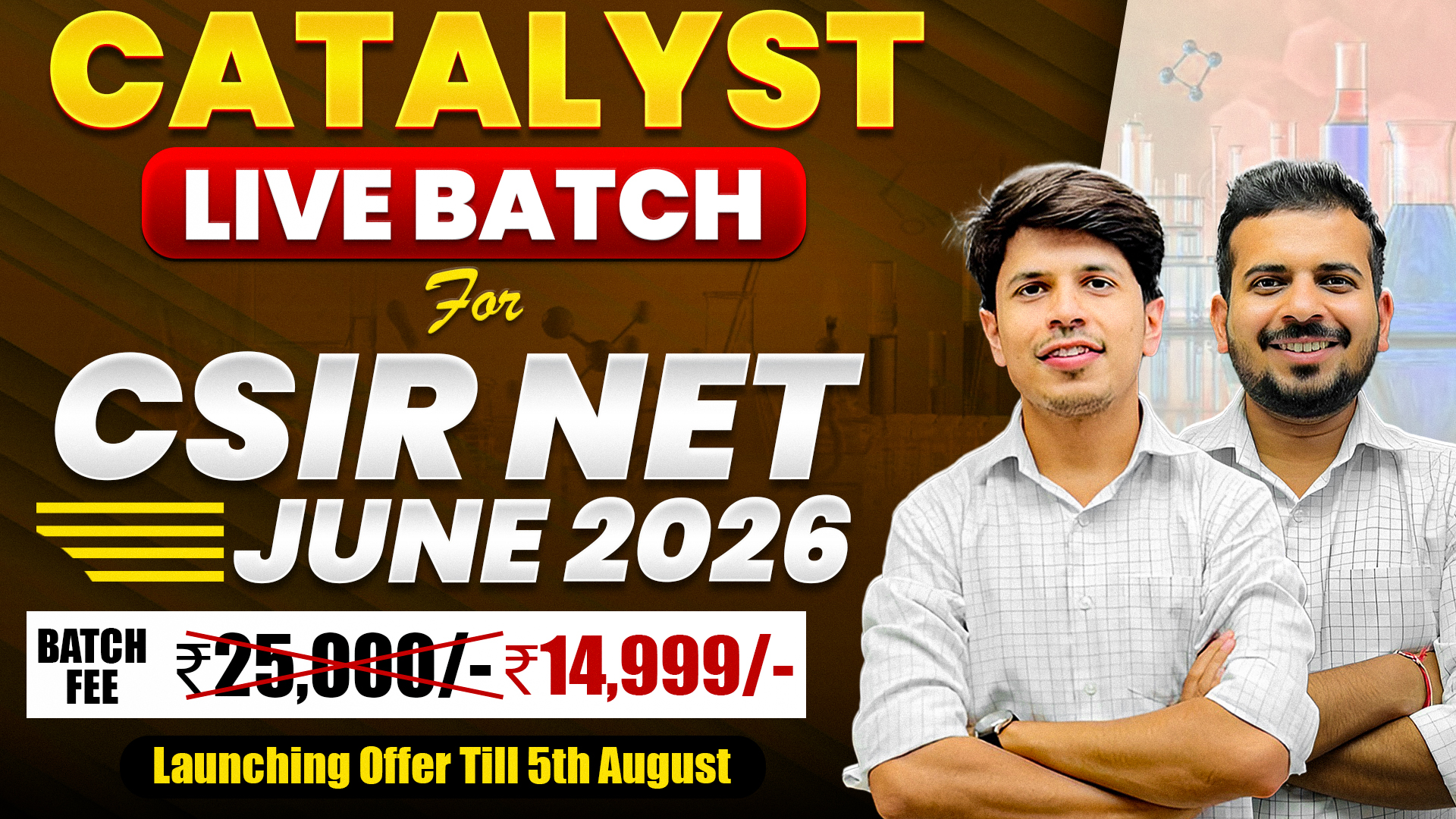 Catalyst Live Batch for CSIR NET June 2026