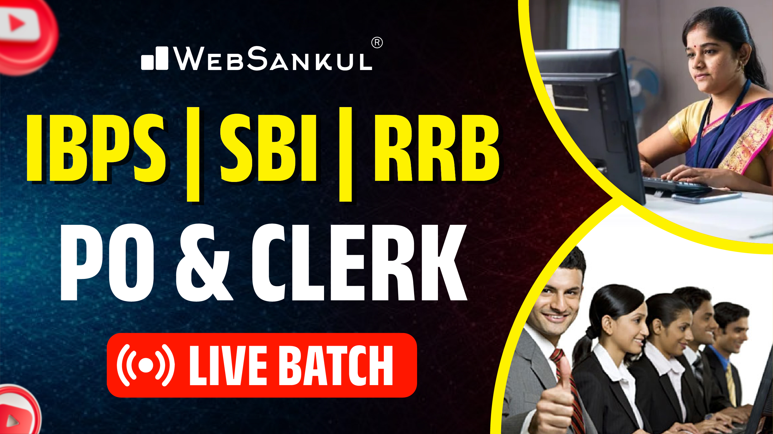IBPS | SBI | RRB | PO & CLERK LIVE BATCH