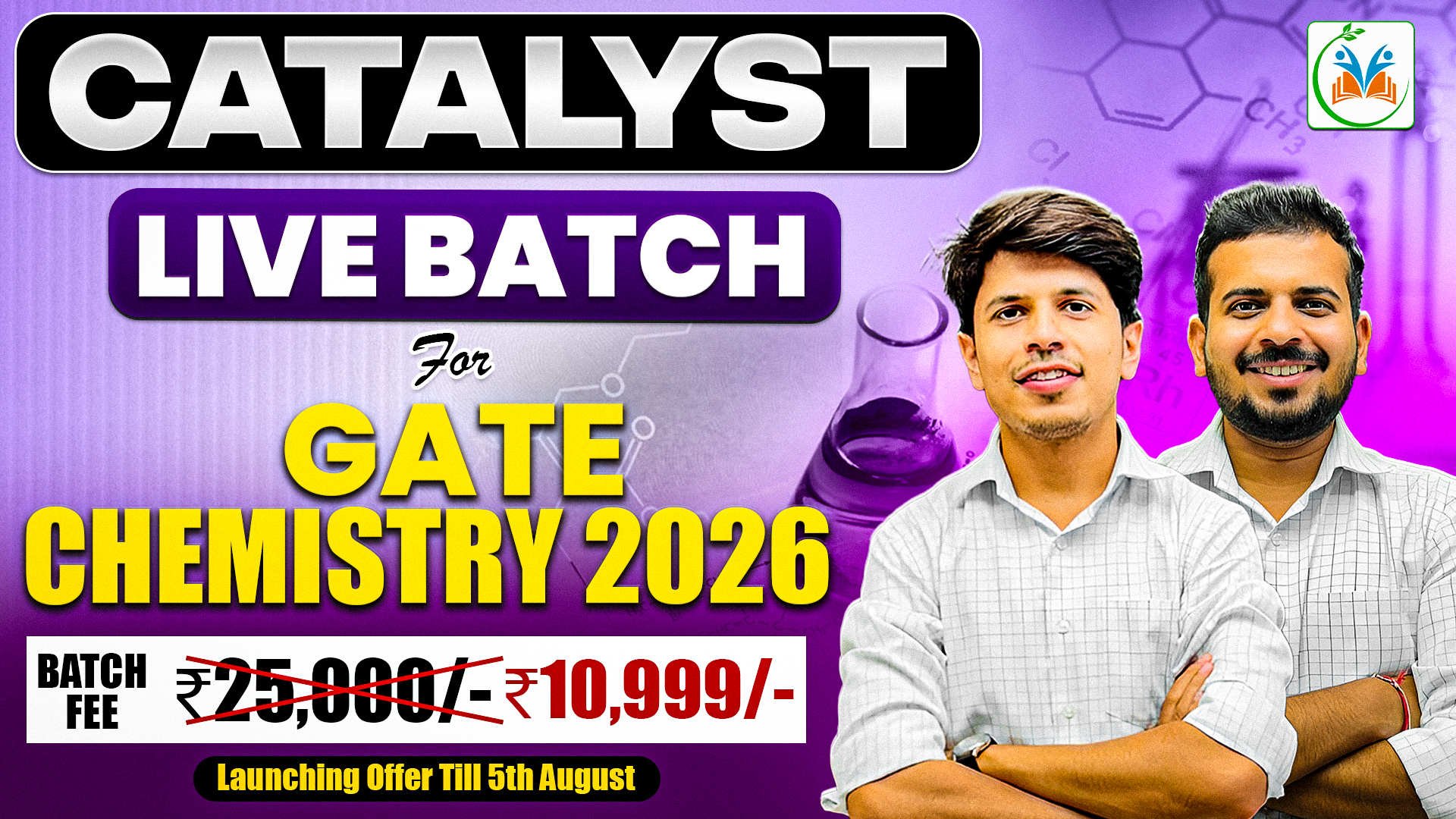 Catalyst Live Batch for GATE Chemistry 2026