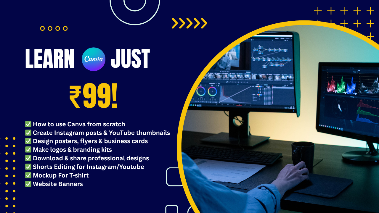 Design Like a Pro in Just 1 Hour – Master Canva Fast