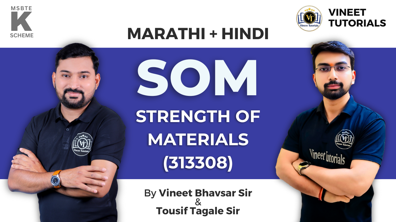 Strength of Material (SOM-313308) 3rd Sem K Scheme