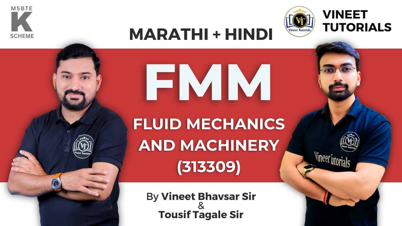 Fluid Mechanics & Machinery (FMM-313309) K Scheme 