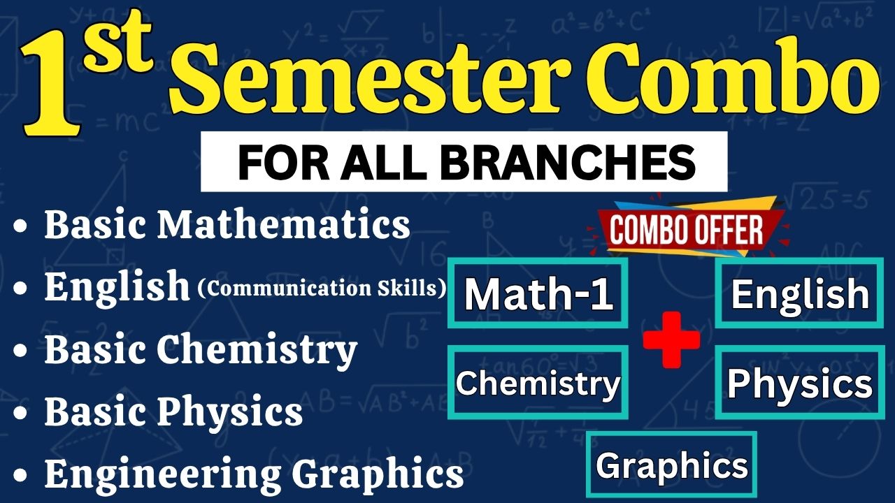 First Year All Subject Combo (M1, Phy, Chem, Eng)