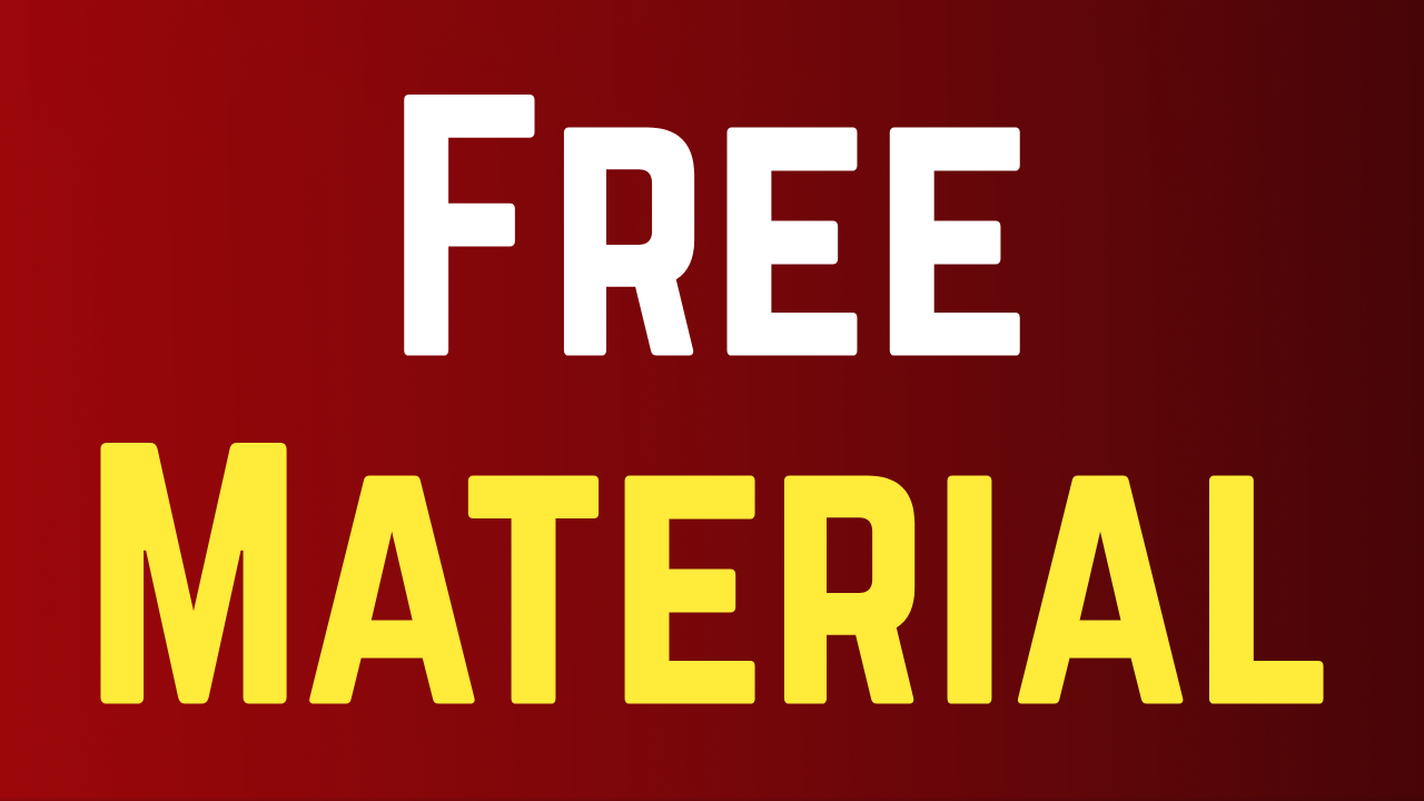 Free PDF, Classes & Much More