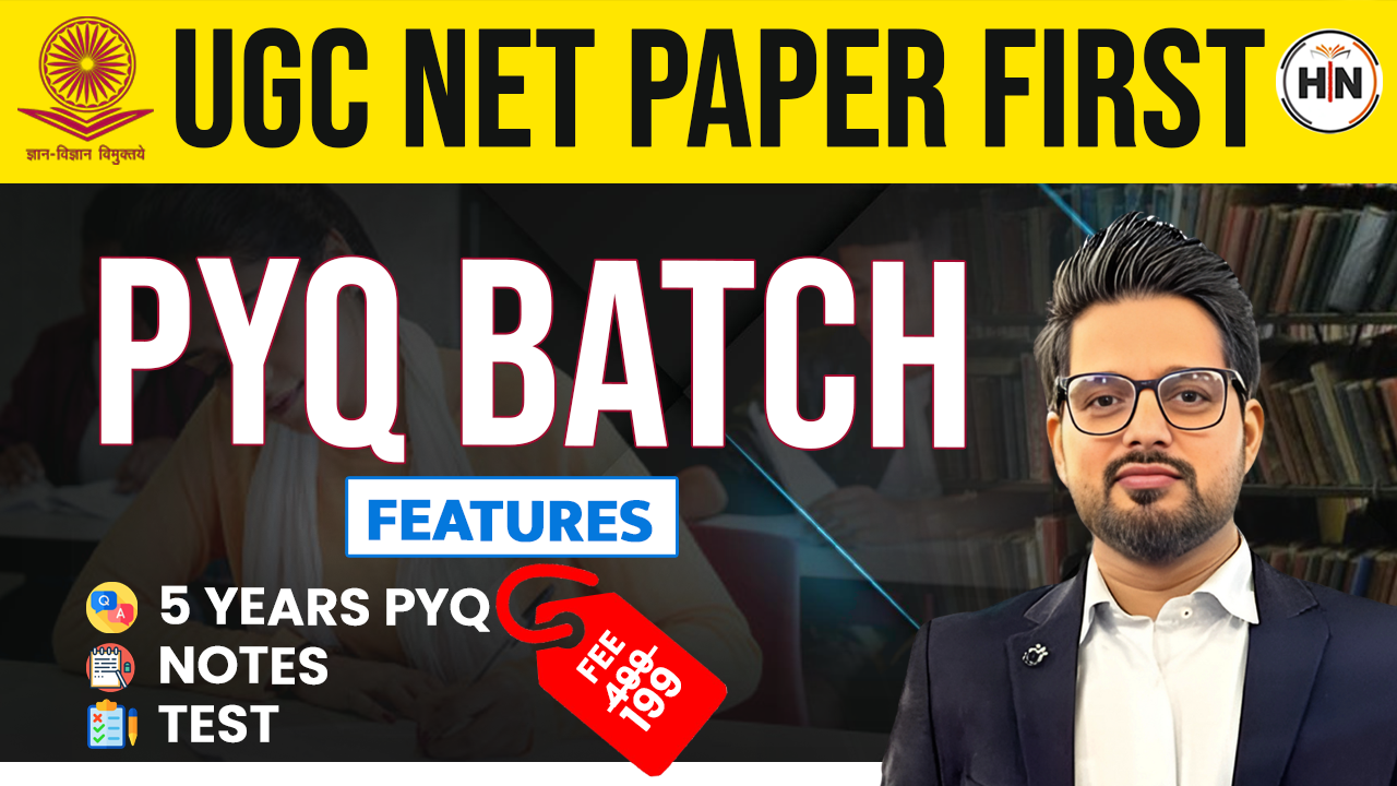 UGC NET FIRST PAPER PYQ BATCH 