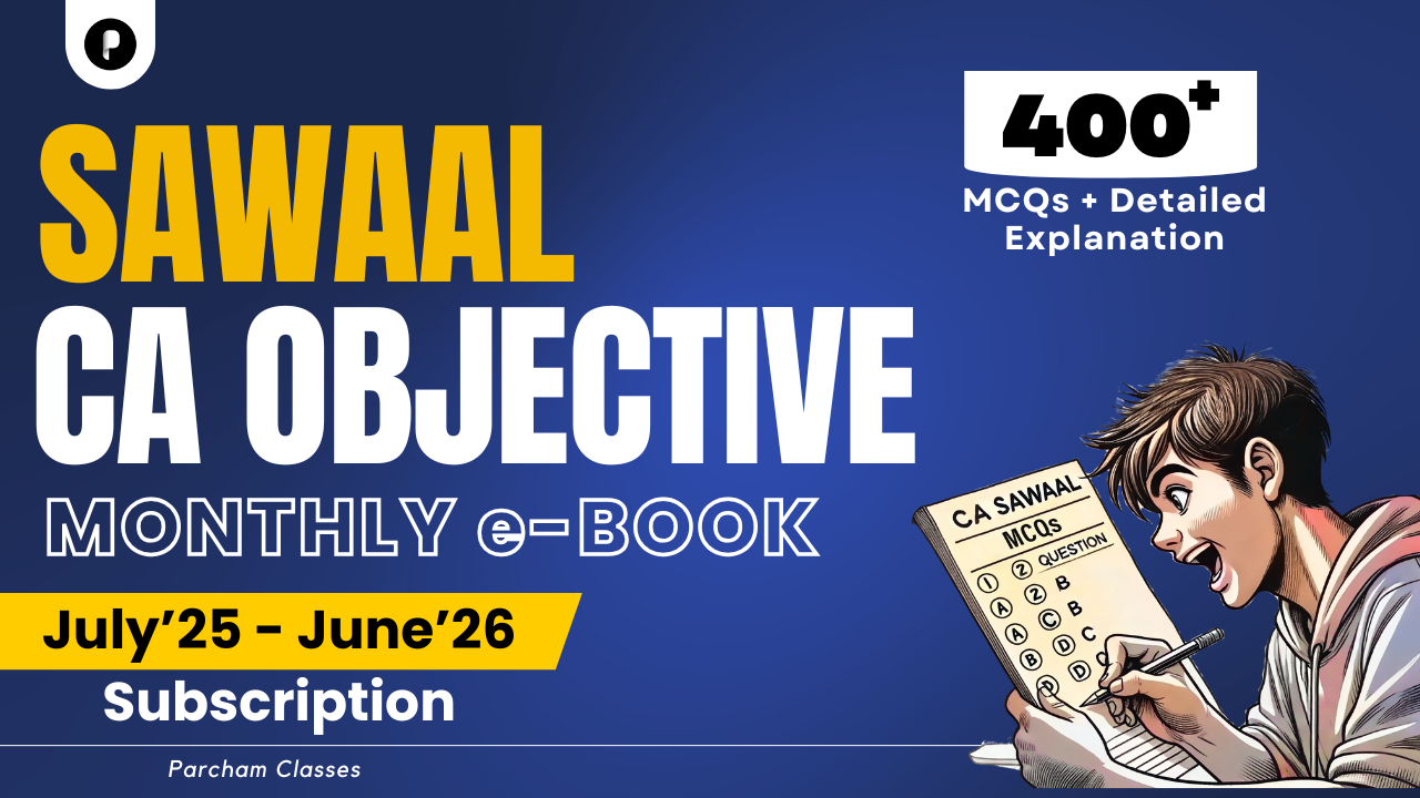 Sawaal CA Objective e-Book Subscription July 2025-June 2026