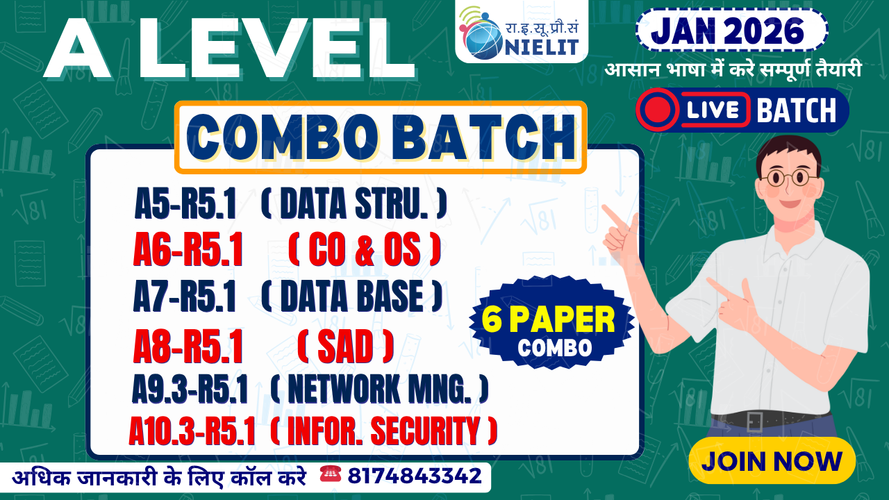 A LEVEL (6 Paper) LIVE Combo Pack (A5-R5.1 A6-R5.1 A7-R5.1 & A8-R5.1) 