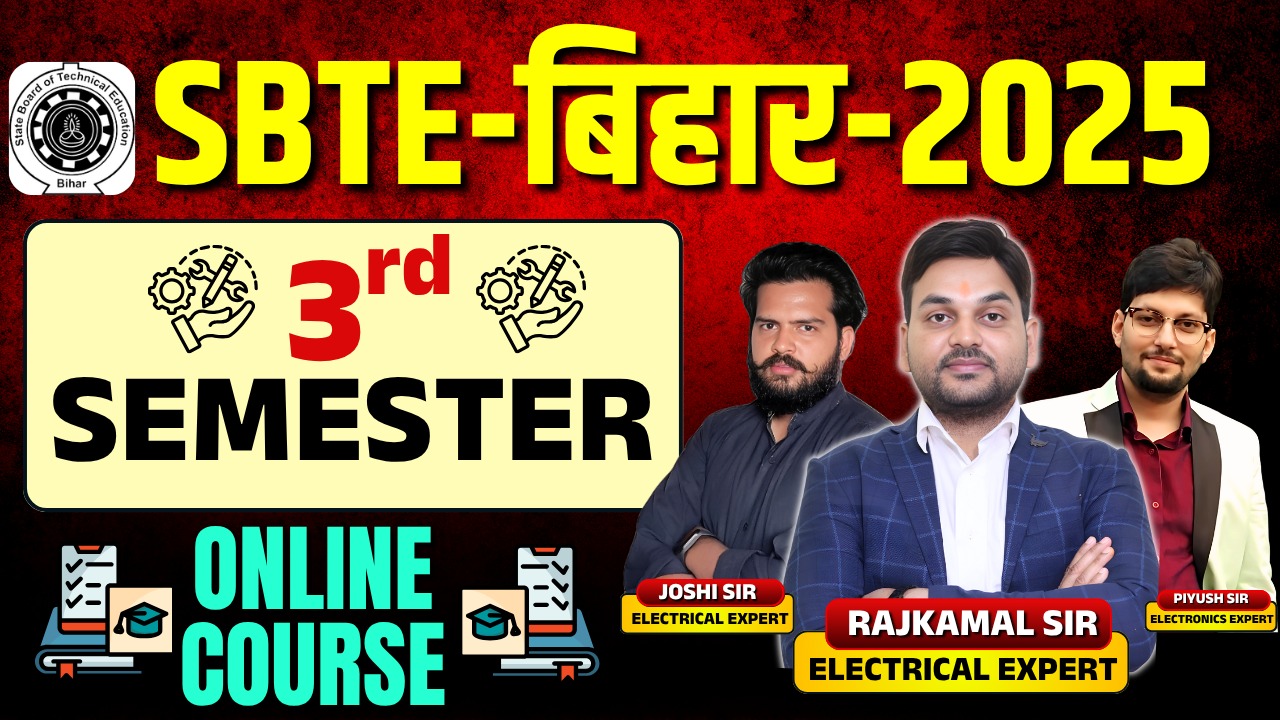 3rd Sem Electrical - SBTE(BIHAR) + Free Test Series New Syllabus