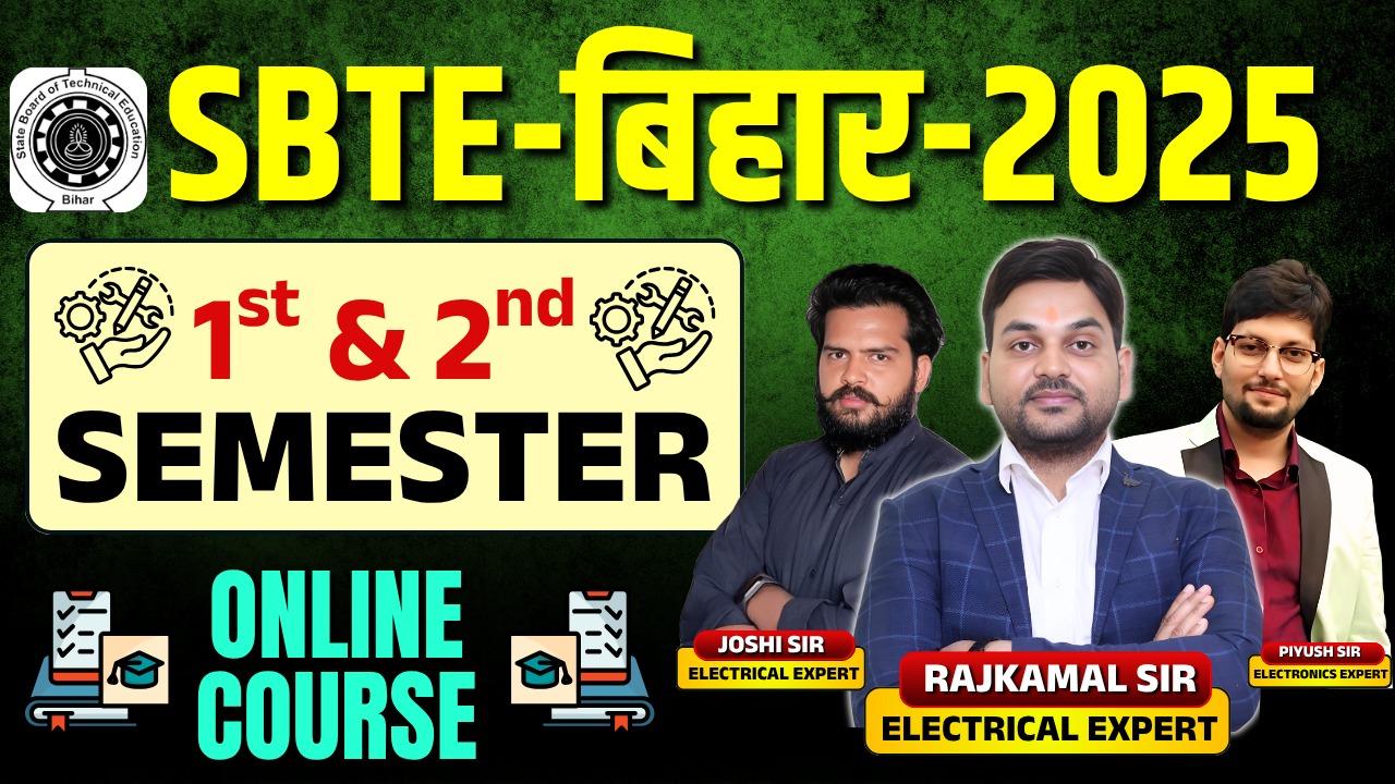 1st & 2nd semester SBTE BIHAR (New Syllabus)