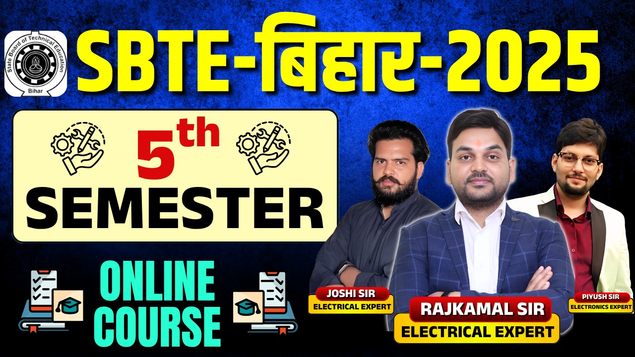 5th SEM EE/ EEE (SBTE Syllabus) with free test series