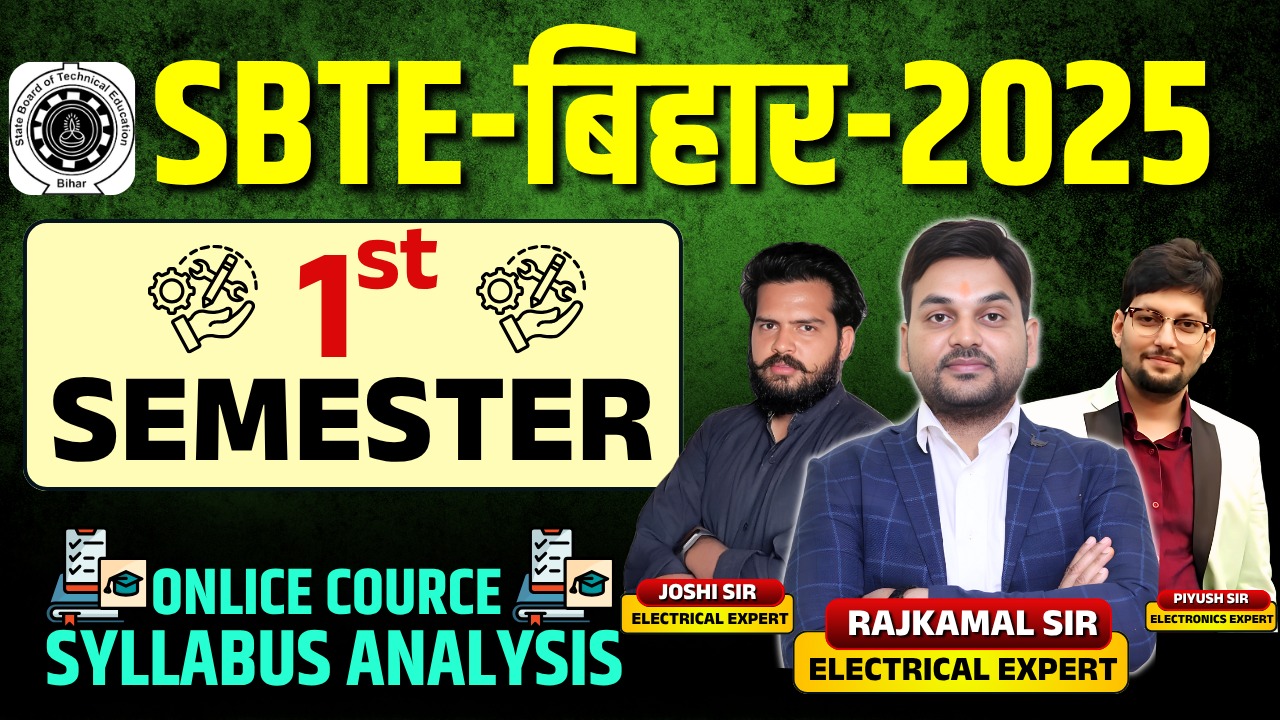 1st semester SBTE BIHAR (New Syllabus)